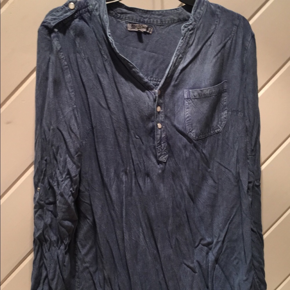 Denim blouse